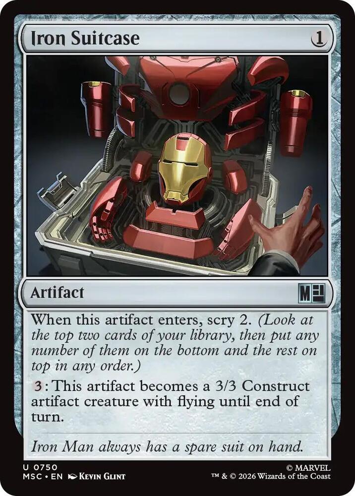 Iron Suitcase 750 (Commander: Marvel Super Heroes) 