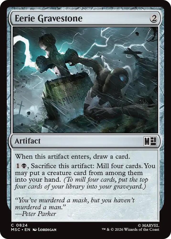 Eerie Gravestone 824 (Commander: Marvel Super Heroes) 