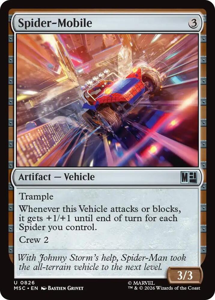 Spider-Mobile 826 (Commander: Marvel Super Heroes) 