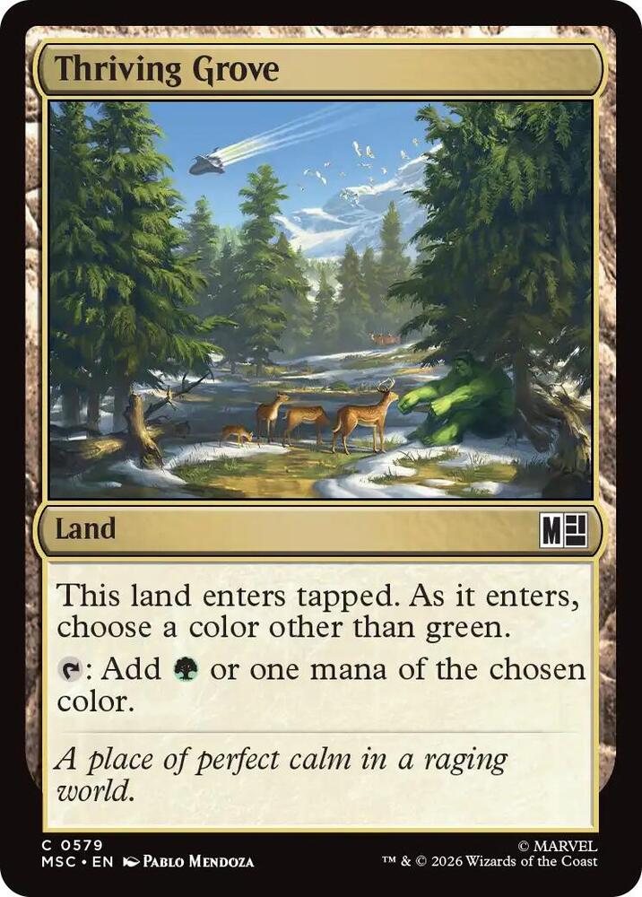 Thriving Grove 579 (Commander: Marvel Super Heroes) 