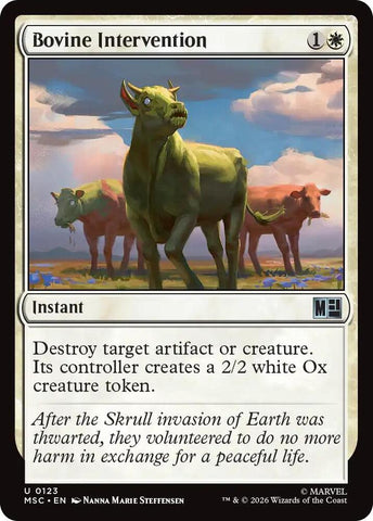 Bovine Intervention 123 (Commander: Marvel Super Heroes) 