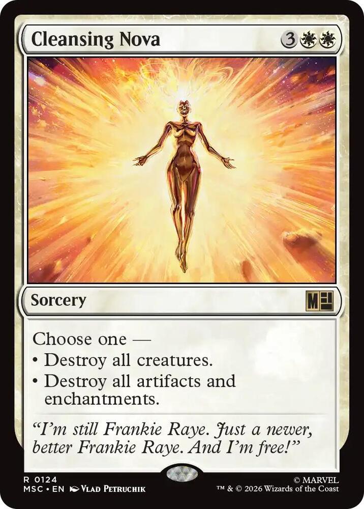 Cleansing Nova 124 (Commander: Marvel Super Heroes) 