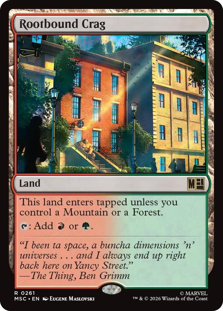 Rootbound Crag 261 (Commander: Marvel Super Heroes) 