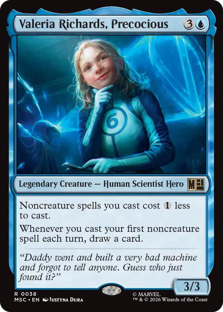 Valeria Richards, Precocious 38 (Commander: Marvel Super Heroes) 