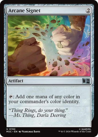 Arcane Signet 192 (Commander: Marvel Super Heroes) 