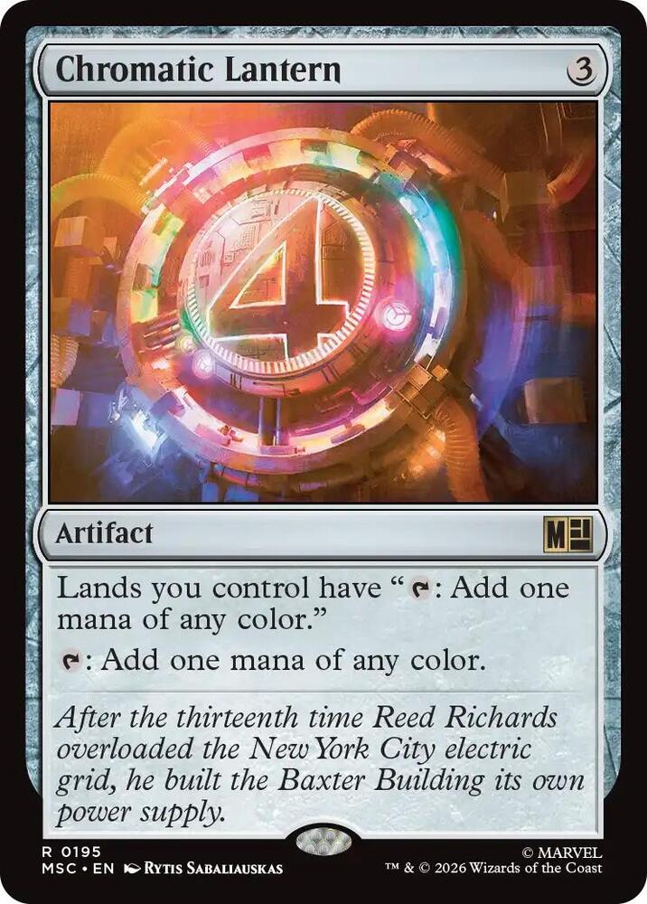 Chromatic Lantern 195 (Commander: Marvel Super Heroes) 