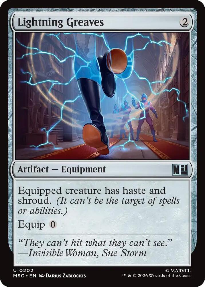 Lightning Greaves 202 (Commander: Marvel Super Heroes) 