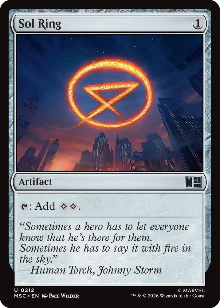 Sol Ring 212 (Commander: Marvel Super Heroes) 