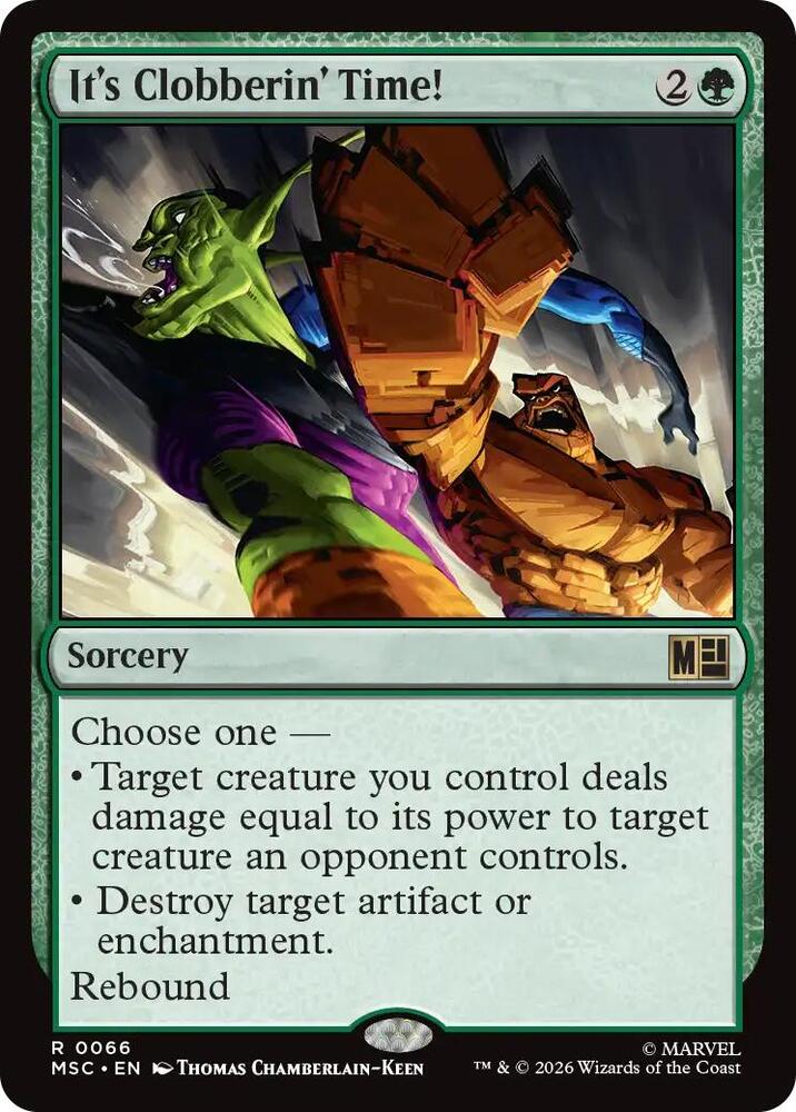 It's Clobberin' Time! 66 (Commander: Marvel Super Heroes) 