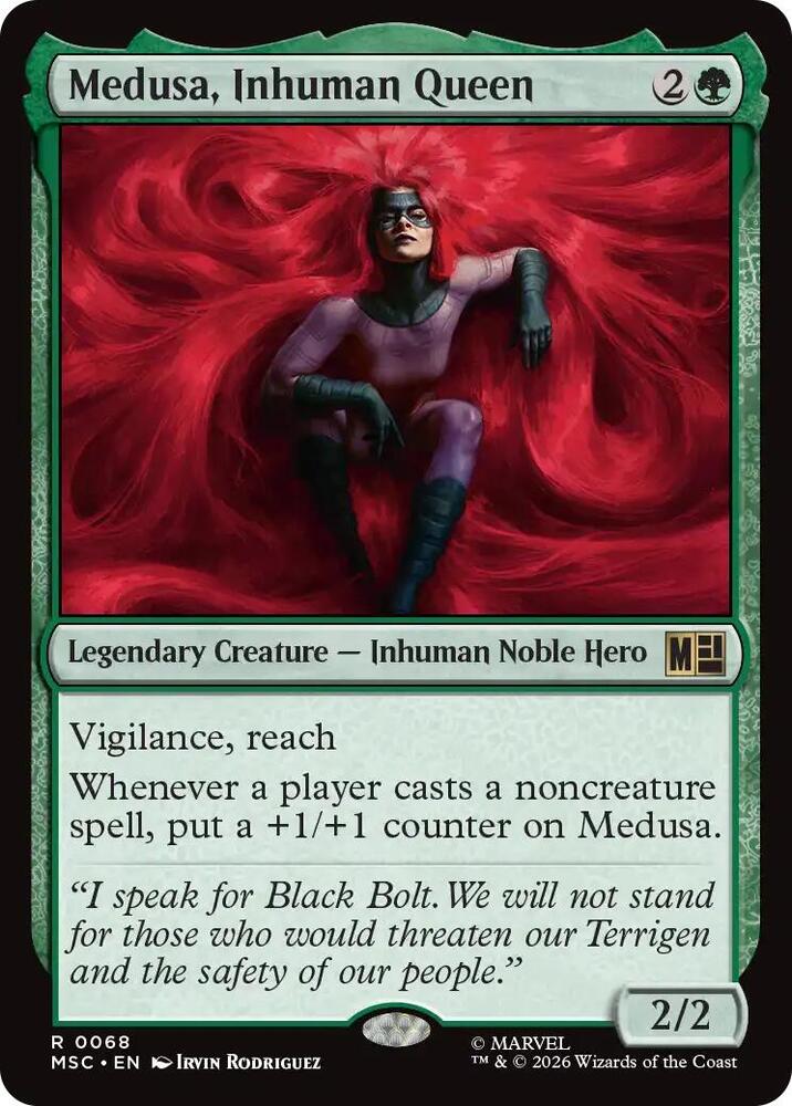 Medusa, Inhuman Queen 68 (Commander: Marvel Super Heroes) 