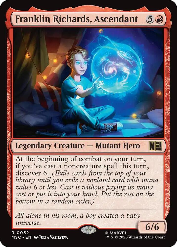 Franklin Richards, Ascendant 52 (Commander: Marvel Super Heroes) 