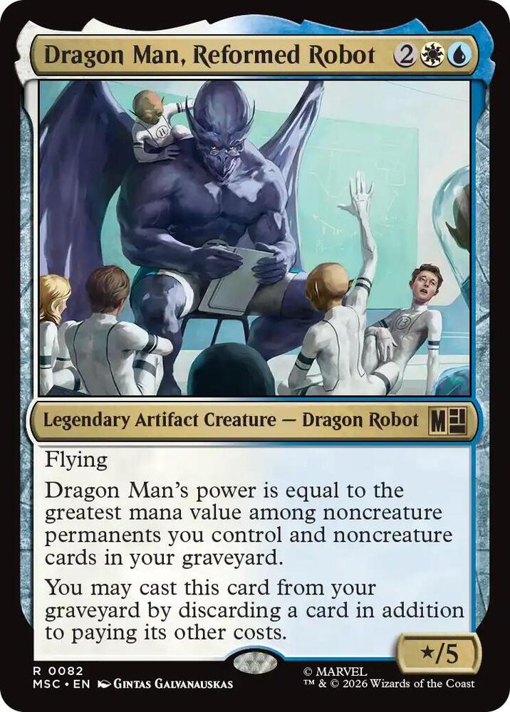 Dragon Man, Reformed Robot 82 (Commander: Marvel Super Heroes) 