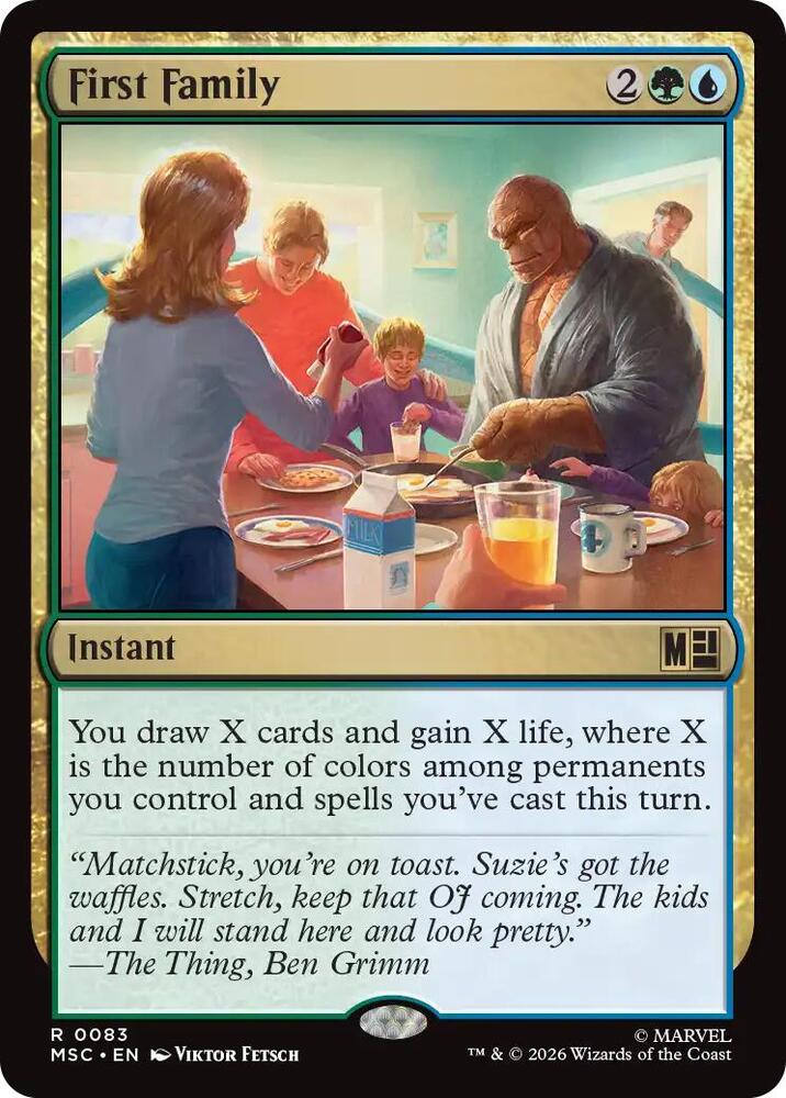 First Family 83 (Commander: Marvel Super Heroes) 