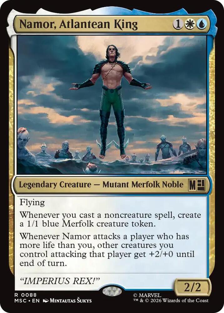 Namor, Atlantean King 88 (Commander: Marvel Super Heroes) 