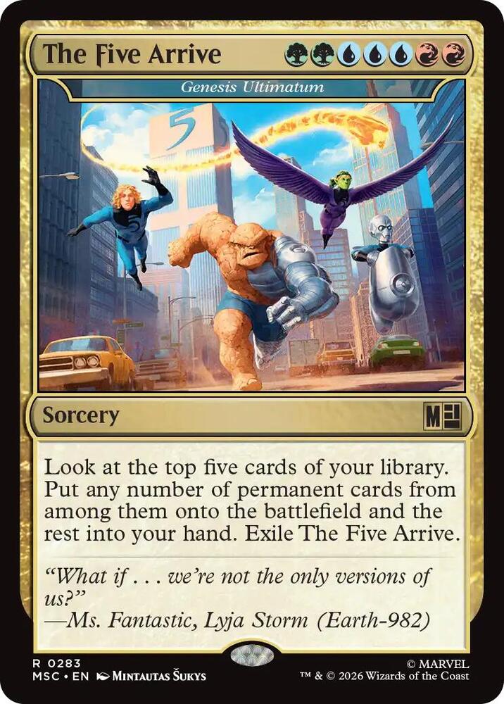The Five Arrive // Genesis Ultimatum 283 (Commander: Marvel Super Heroes) 