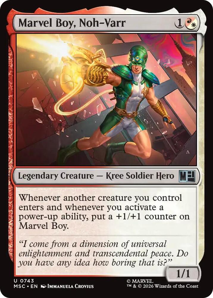 Marvel Boy, Noh-Varr 743 (Commander: Marvel Super Heroes) 