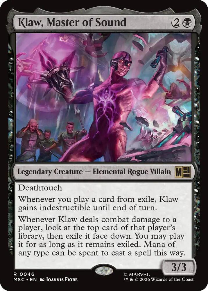 Klaw, Master of Sound 46 (Commander: Marvel Super Heroes) 