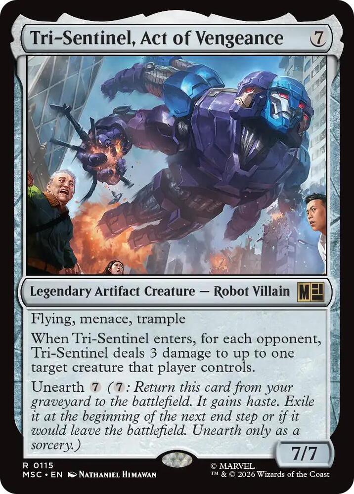 Tri-Sentinel, Act of Vengeance 115 (Commander: Marvel Super Heroes) 