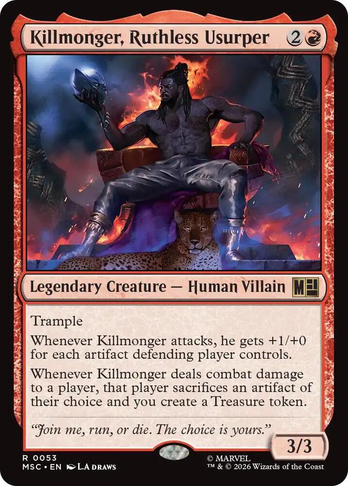 Killmonger, Ruthless Usurper 53 (Commander: Marvel Super Heroes) 