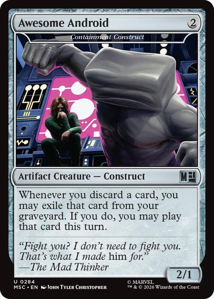 Awesome Android // Containment Construct 284 (Commander: Marvel Super Heroes) 