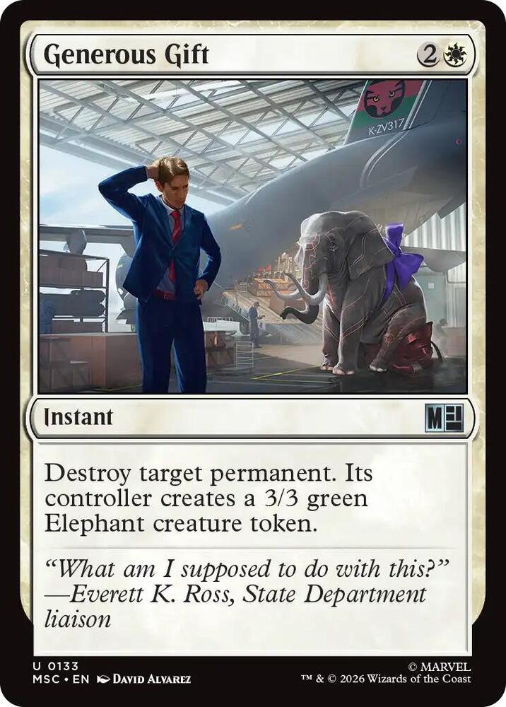 Generous Gift 133 (Commander: Marvel Super Heroes) 