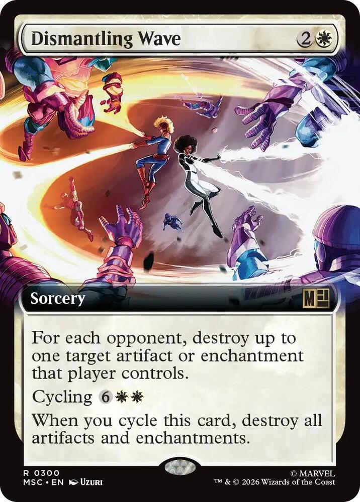 Dismantling Wave 300 (Commander: Marvel Super Heroes)  - Extended Art