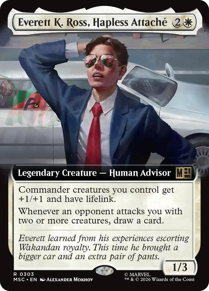 Everett K. Ross, Hapless Attache 303 (Commander: Marvel Super Heroes)  - Extended Art