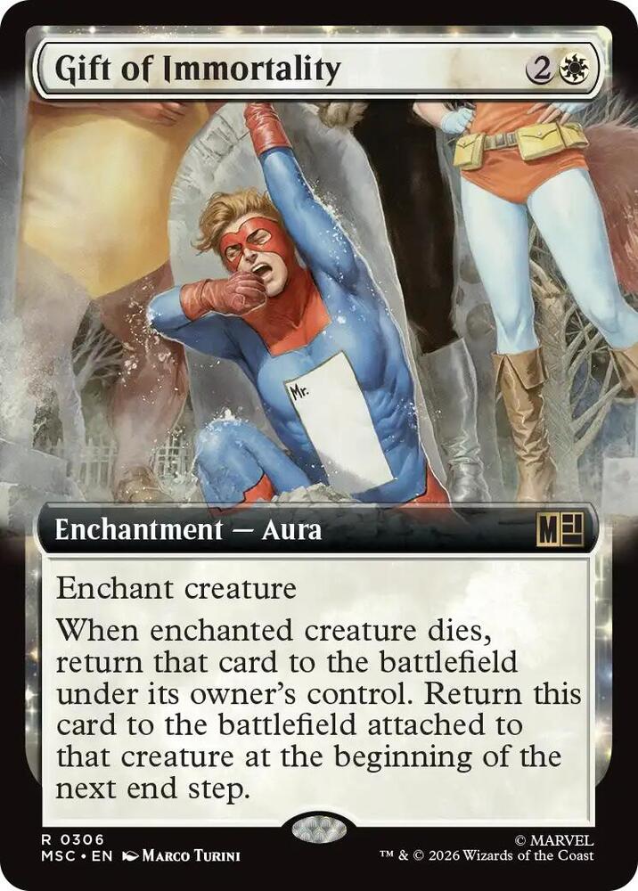 Gift of Immortality 306 (Commander: Marvel Super Heroes)  - Extended Art
