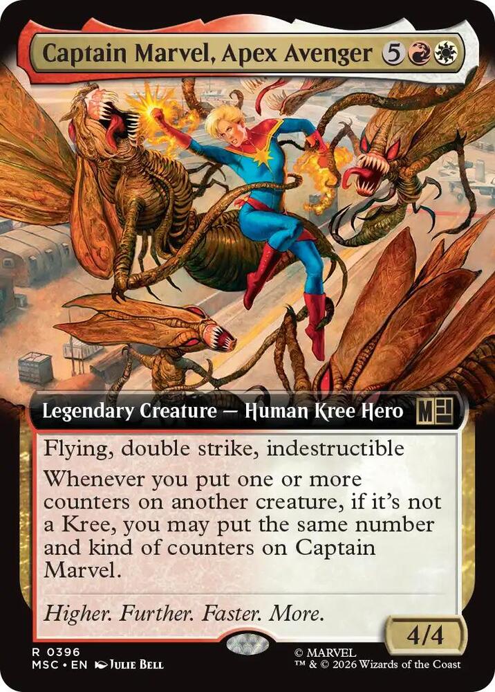 Captain Marvel, Apex Avenger 396 (Commander: Marvel Super Heroes)  - Extended Art