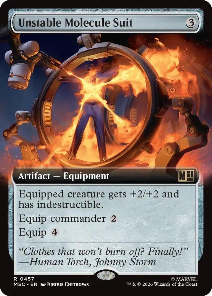 Unstable Molecule Suit 457 (Commander: Marvel Super Heroes)  - Extended Art