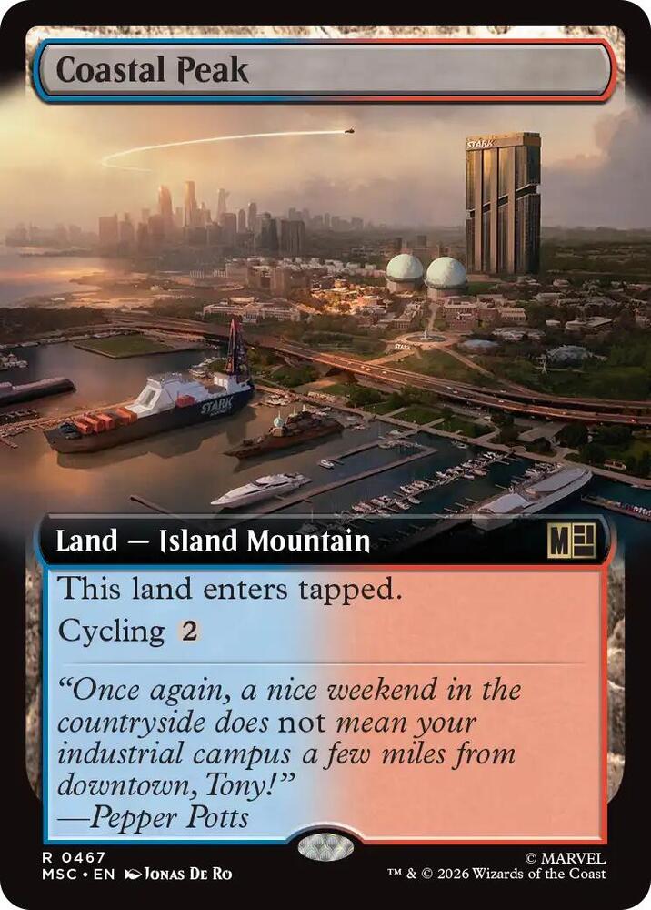 Coastal Peak 467 (Commander: Marvel Super Heroes)  - Extended Art