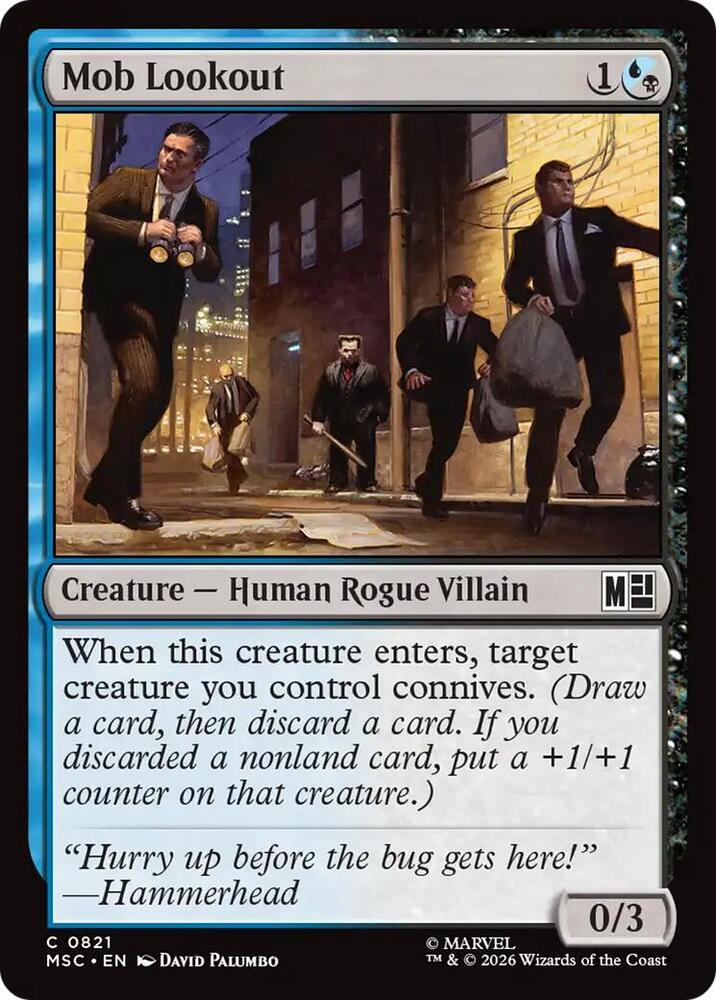 Mob Lookout 821 (Commander: Marvel Super Heroes) 