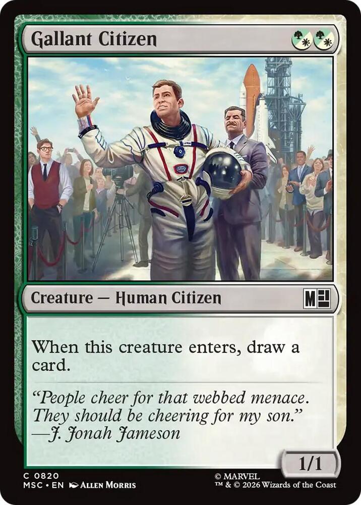Gallant Citizen 820 (Commander: Marvel Super Heroes) 