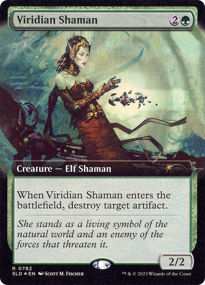 Viridian Shaman 782 (Secret Lair Drop Series)  - Extended Art Foil