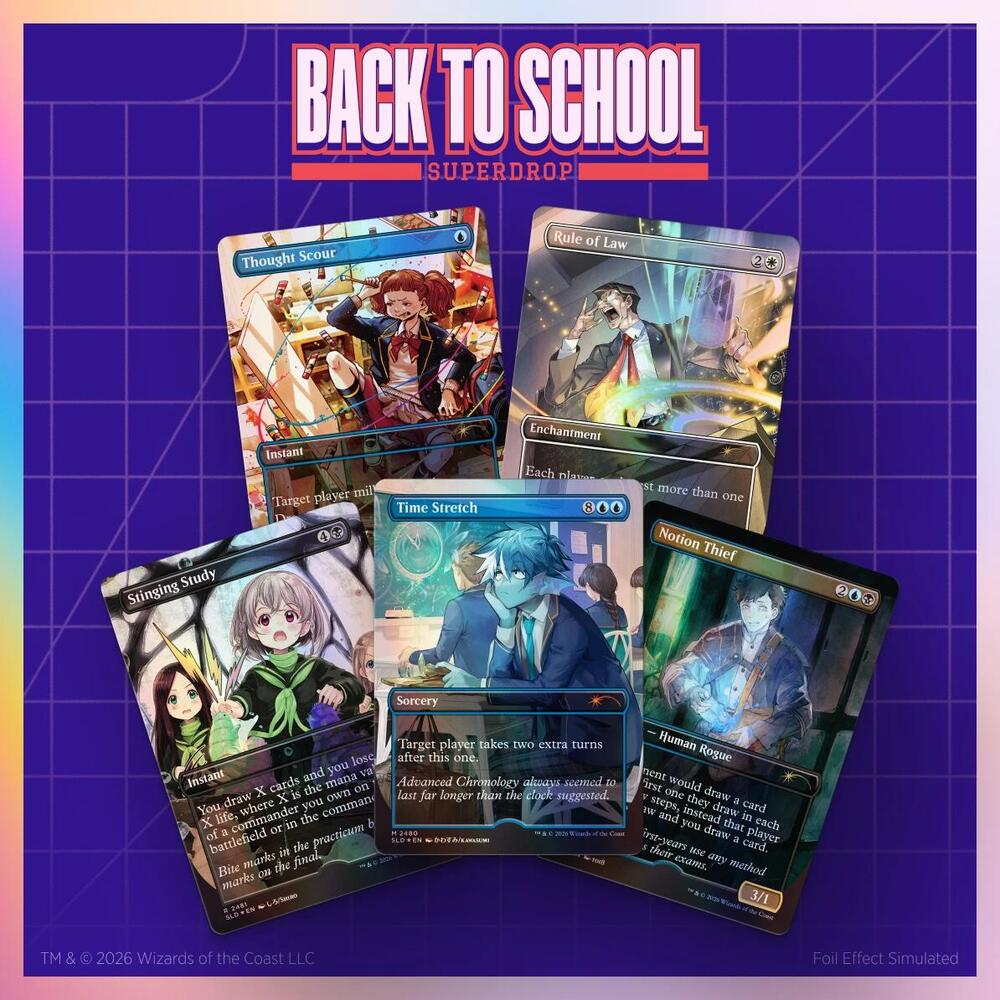 Secret Lair Drop Maho Gakuin Seishun Hakusho Traditional Foil Edition
