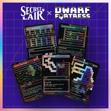 Secret Lair Drop Secret Lair x Dwarf Fortress Create New World Traditional Foil Edition