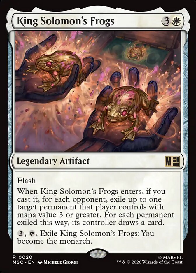 King Solomon's Frogs 20 (Commander: Marvel Super Heroes) 