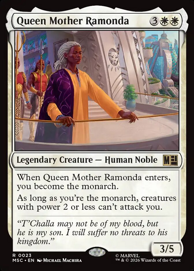 Queen Mother Ramonda 23 (Commander: Marvel Super Heroes) 
