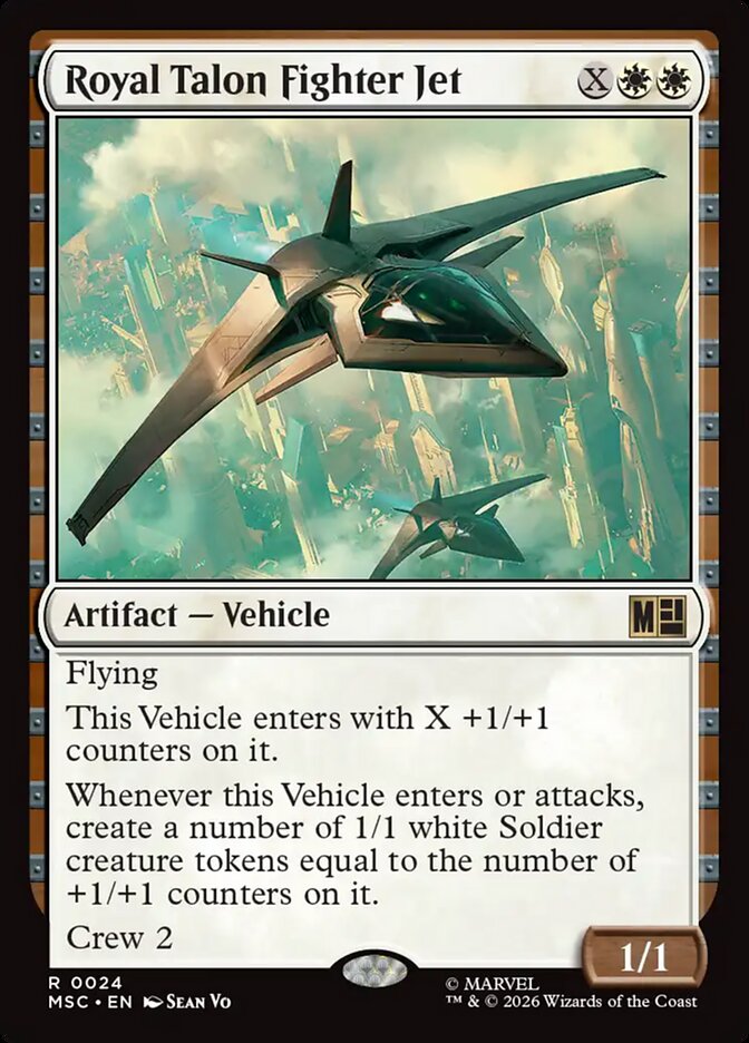 Royal Talon Fighter Jet 24 (Commander: Marvel Super Heroes) 