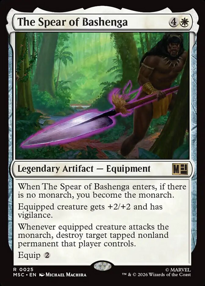 The Spear of Bashenga 25 (Commander: Marvel Super Heroes) 