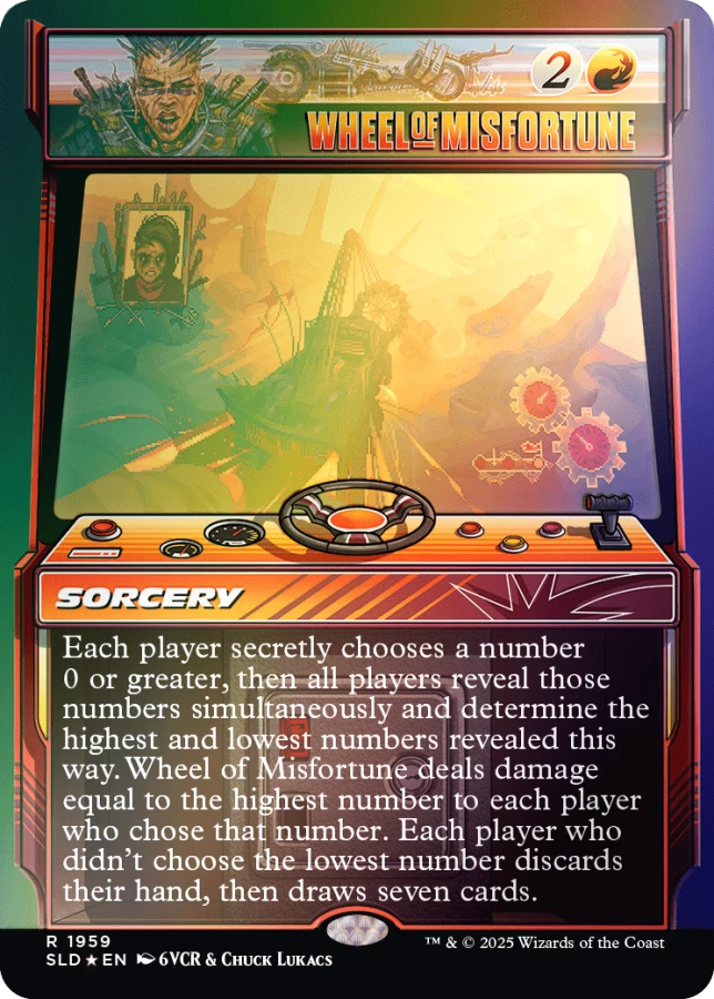 Wheel of Misfortune 1959 (Secret Lair Drop Series)  - Showcase Rainbow Foil