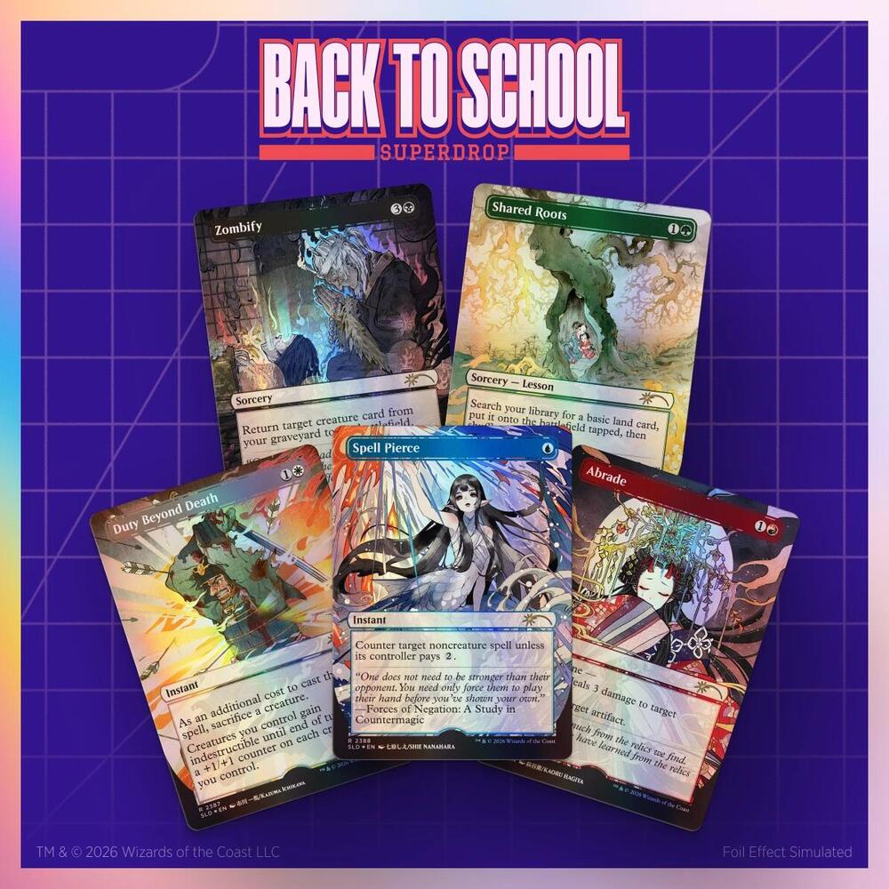 Secret Lair Drop Return to the Mystical Archive Traditional Foil Edition