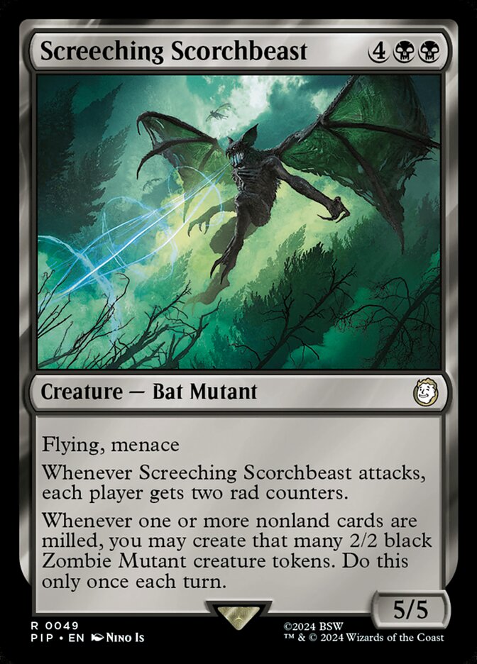 Screeching Scorchbeast 49 (Universes Beyond: Fallout)  - Foil