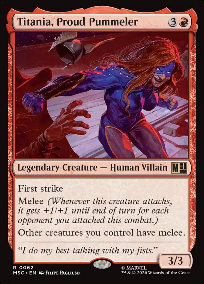 Titania, Proud Pummeler 62 (Commander: Marvel Super Heroes) 