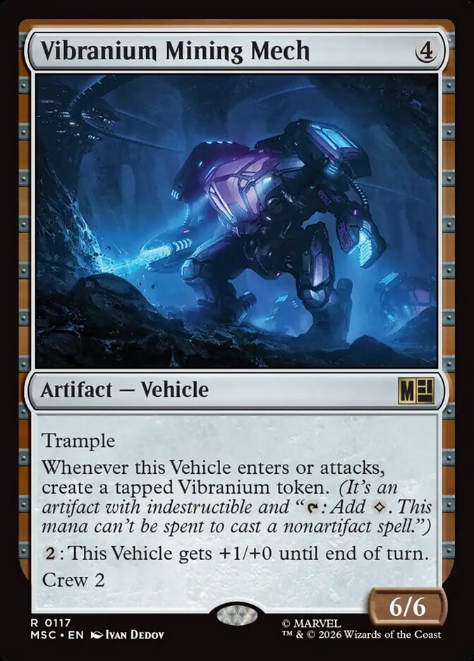 Vibranium Mining Mech 117 (Commander: Marvel Super Heroes) 