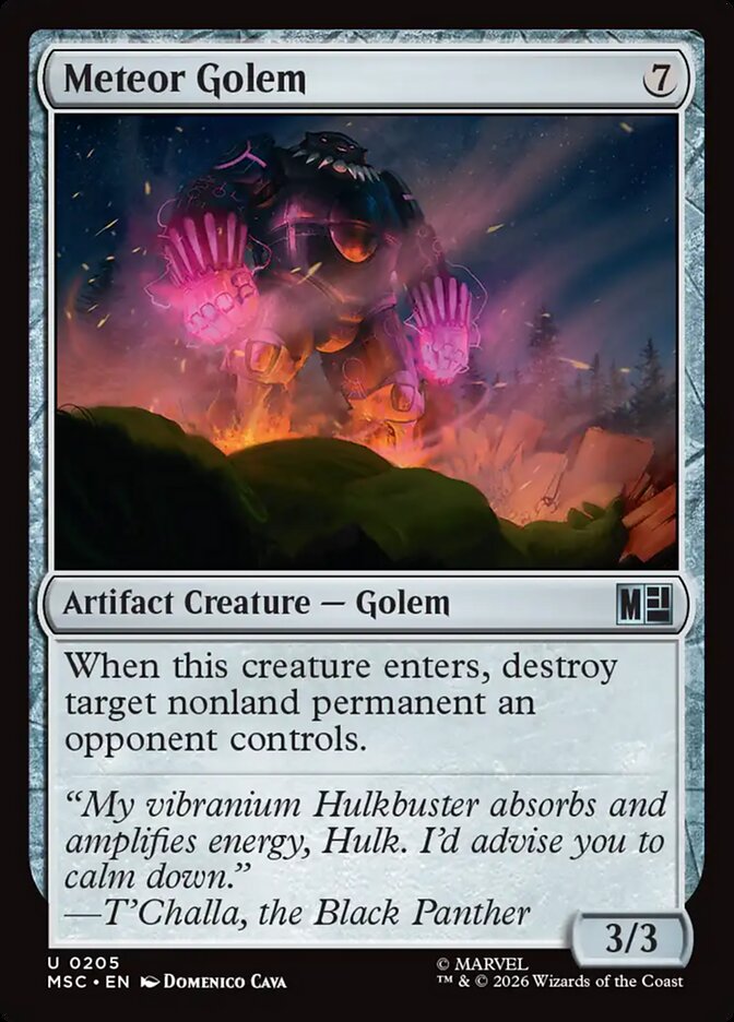 Meteor Golem 205 (Commander: Marvel Super Heroes) 