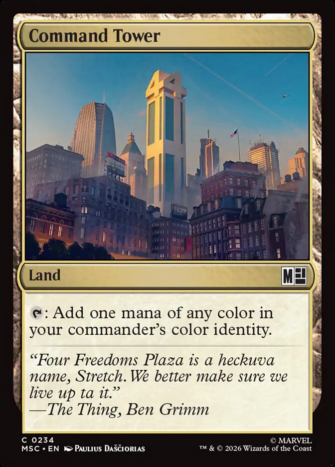 Command Tower 234 (Commander: Marvel Super Heroes) 