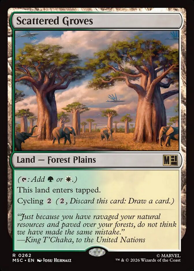 Scattered Groves 262 (Commander: Marvel Super Heroes) 