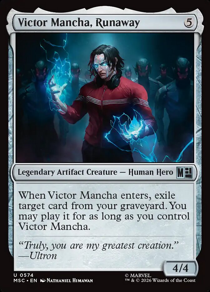 Victor Mancha, Runaway 574 (Commander: Marvel Super Heroes) 
