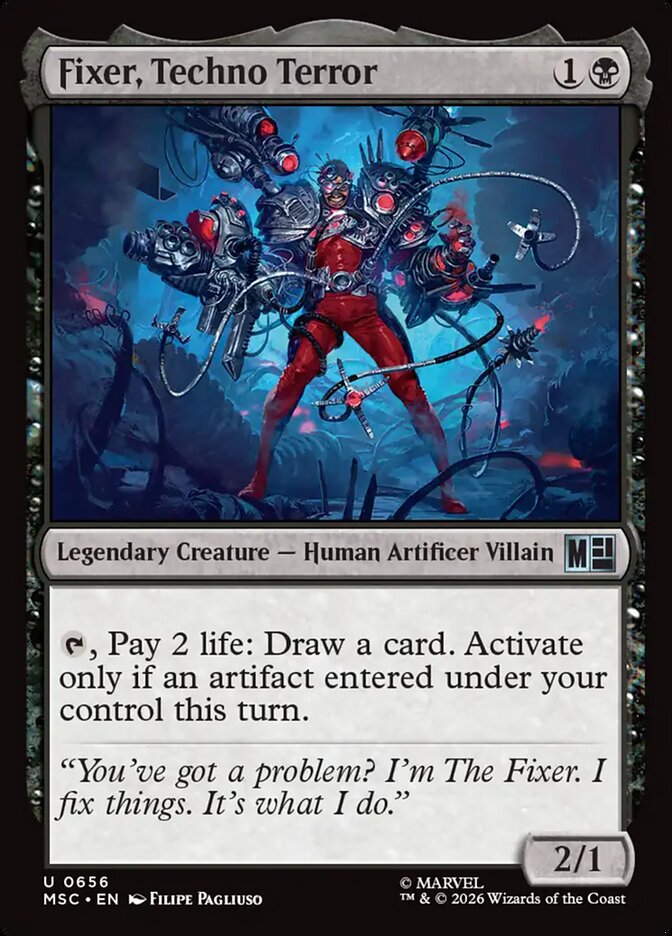 Fixer, Techno Terror 656 (Commander: Marvel Super Heroes) 